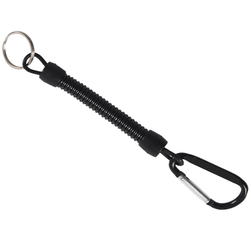 Sleutelhanger, Met Karabijnhaak En Spiraal Kabel, 13 Cm, Liep Kleur