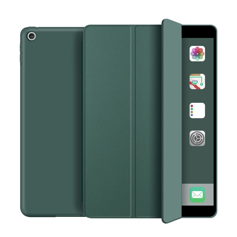 For IPad 10.2 Inch 9th Generation Case Model A2602 A2603 A2604 A2605 9th iPad 10.2 inch 9th Gen Cases Cover accessories: green