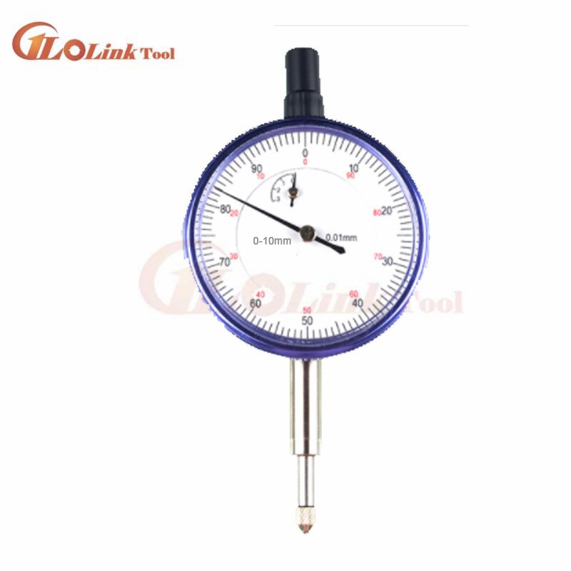 Newstyle 0.01mm Accuracy Dial Test Indicator Dial Gauge Measurement Instrument Blue Portable Gauging Resolution Test Tools: Default Title