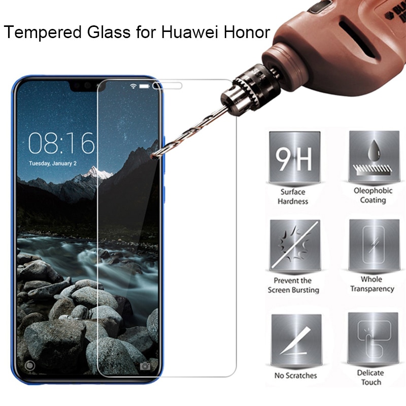 9H Gehard Glas Voor Huawei Honor 7X 6X 5X Beschermende Glas Voor Honor 8X 8X Max 8 X Screen protector Op Honor 7S 7 Lite 6 3X 4X