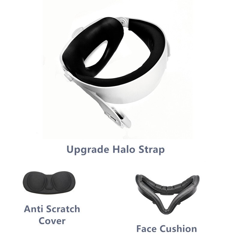 Head Strap Upgrade Verstelbare Voor Oculus Quest 2 Vr Halo Band Verhogen Ondersteunende Forcesupport Voor Oculus Quest2 Accessoires: Package D