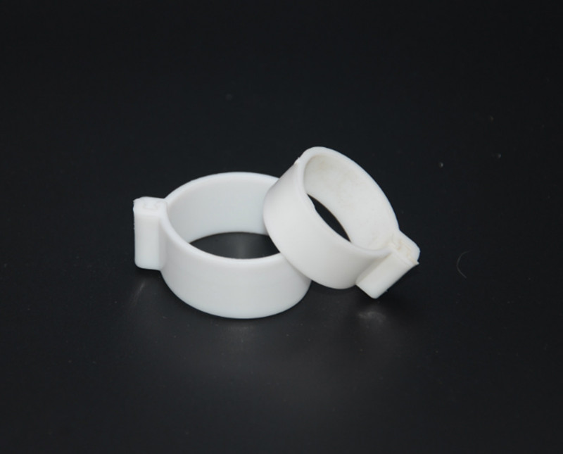 100 stücke GeflüGel markieren Schild Huhn Bein Ring Einfach Verwenden Dia 2 cm ente gans farbe fuß Ring hühner fuß Ausbildung ringe offenen Ring: Weiß innere Größe20mm