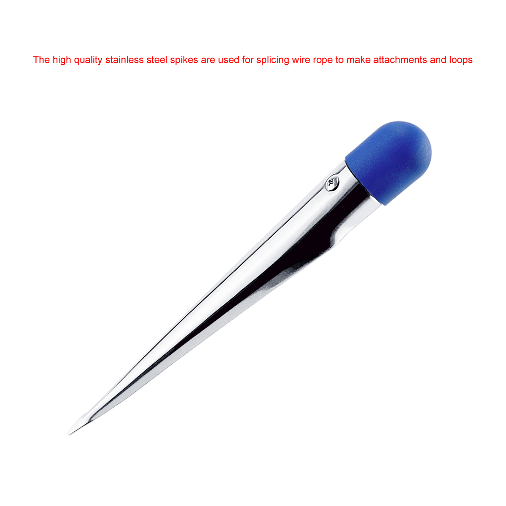 Rope Splicing Fid Spike Stainless Steel 304 Rope Splicing Spike Fid With Nylon Handle Yacht Boat Accessory Handle Strand Rigger