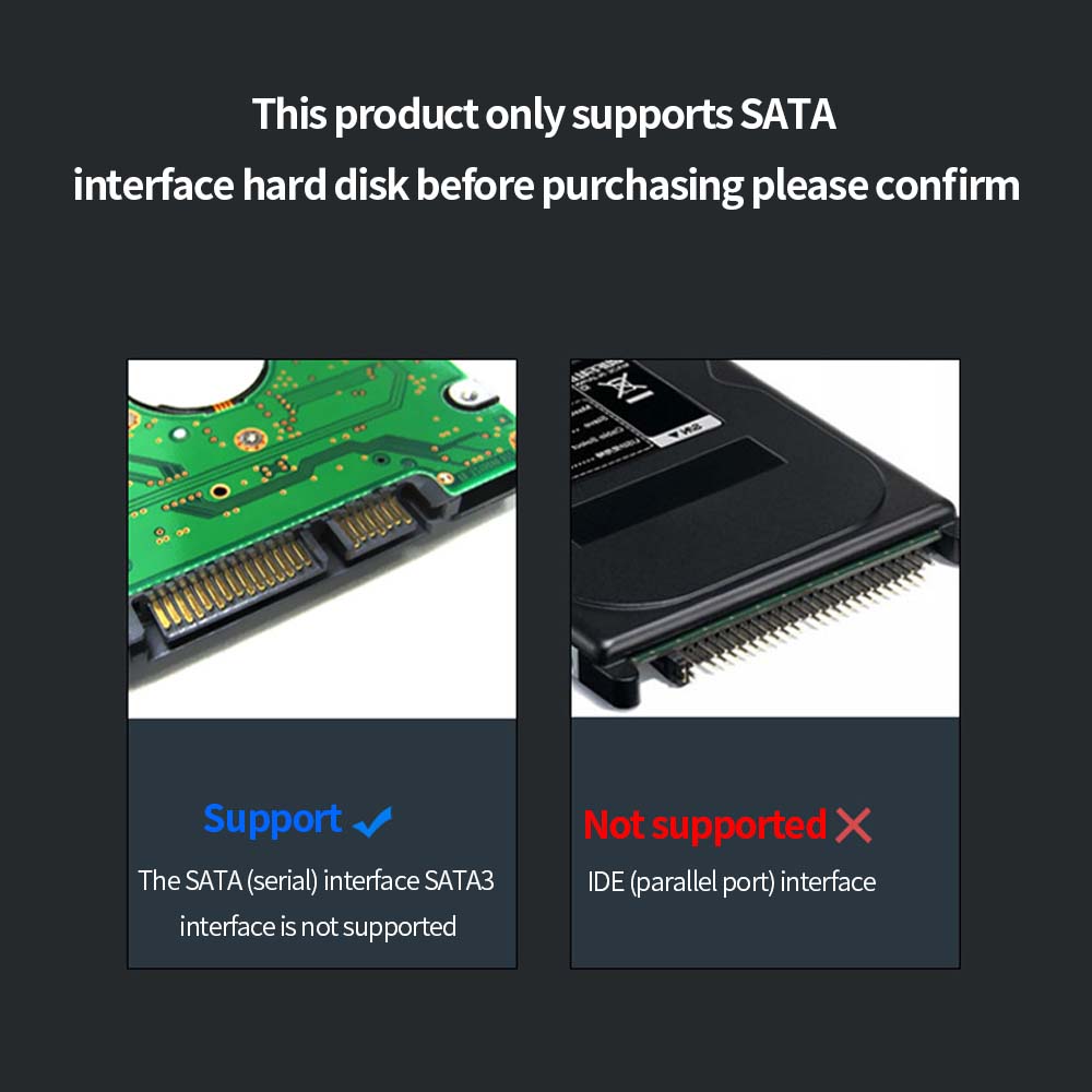 Tishric caixa de disco rígido externo 3.5 hdd ssd sata para usb 3.0 3.1/tipo c 3.5 Polegada caixa de gabinete de disco rígido para computador lapop
