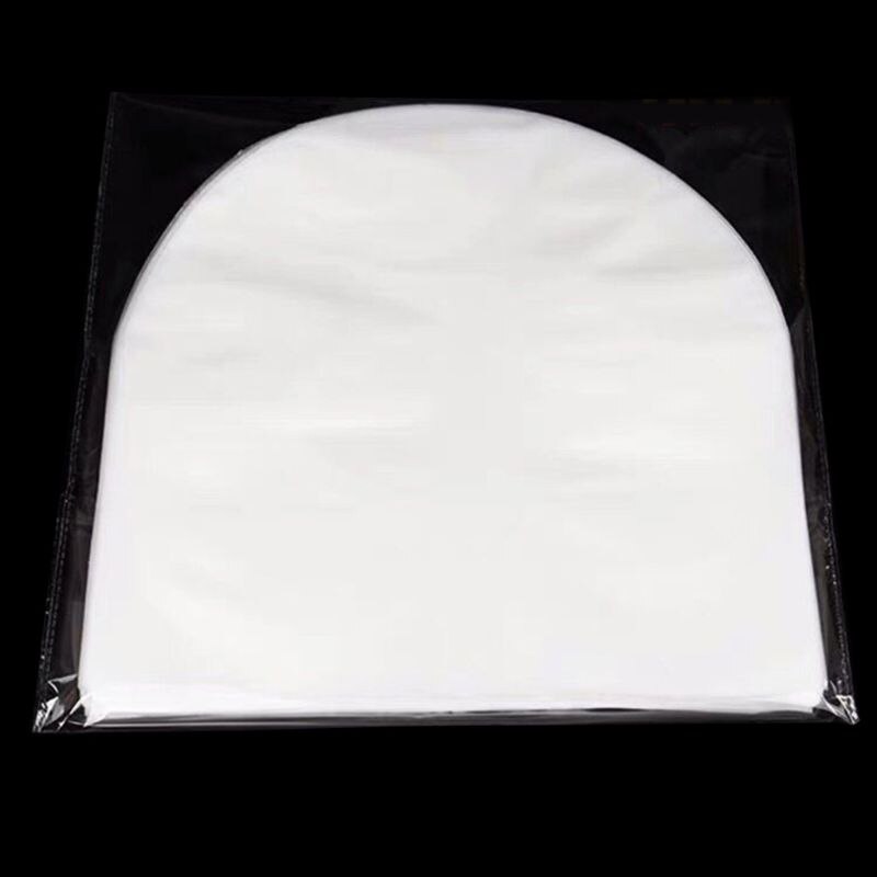 50Pcs 12&quot; Clear Vinyl Record Protecter LP Record Plastic Bags Anti-static Record Sleeves