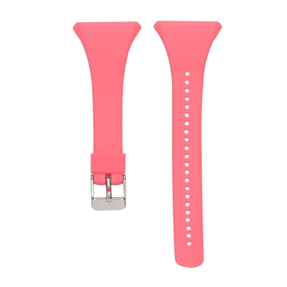 1 Uds correa de goma de silicona para POLAR FT4 FT7 FT Series Correa Universal para reloj POLAR bandas ajustables 3cm: Arena rosa