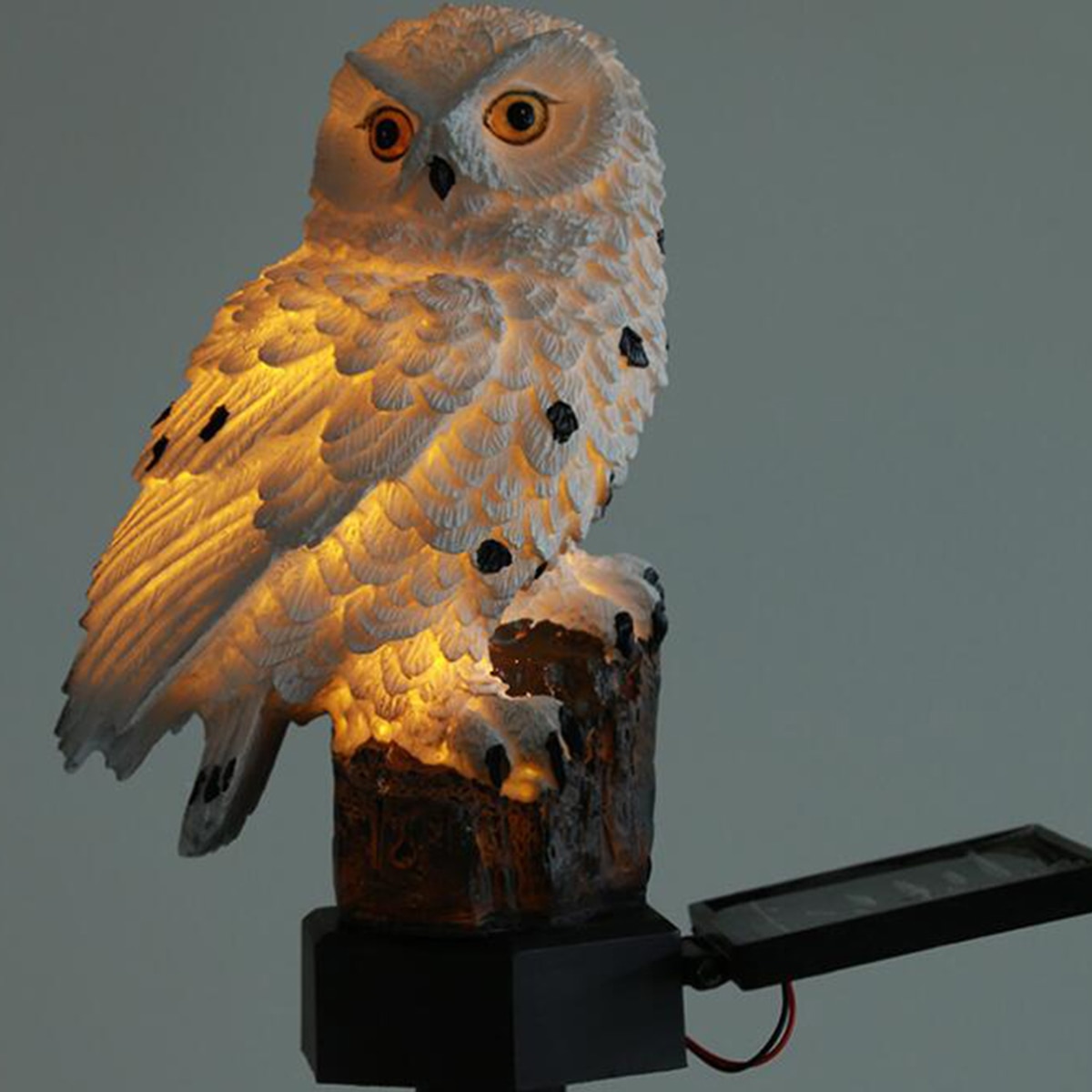 Solar Owl Garden Light Lawn Lamp Automatically Lights At Night Outdoor Night Lights Owl Shape Solar Lamp Landscape Decorative