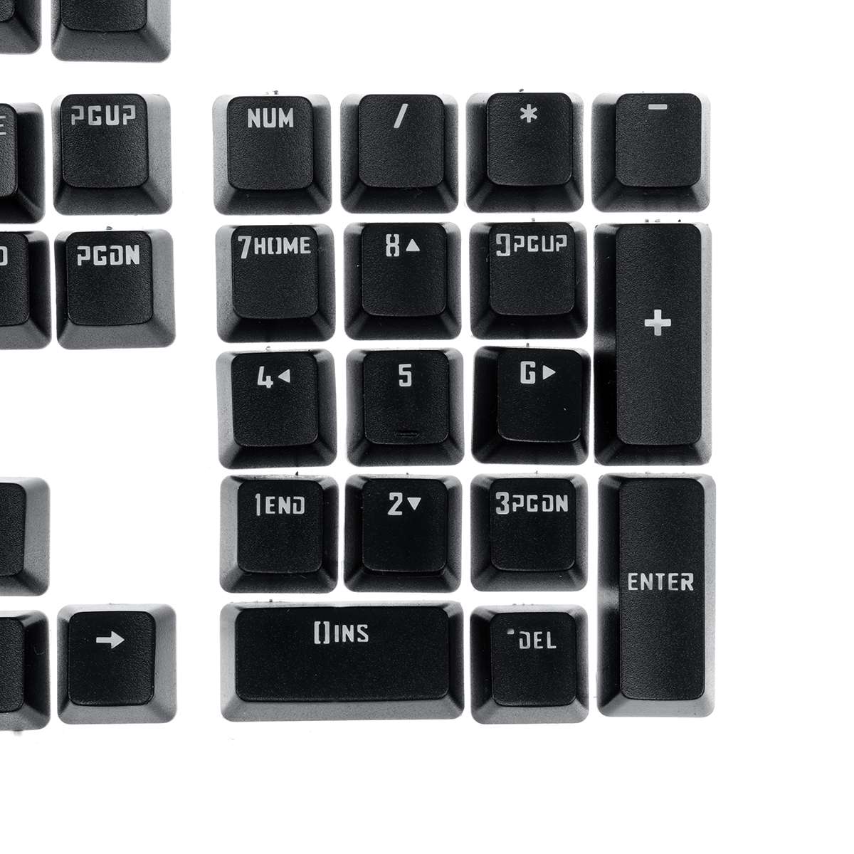 Black/White Universal-Korean 106 Keycaps For Mechanical Keyboard Backlight Thermal Sublimation For Cherry MX Mechanical Keyboard