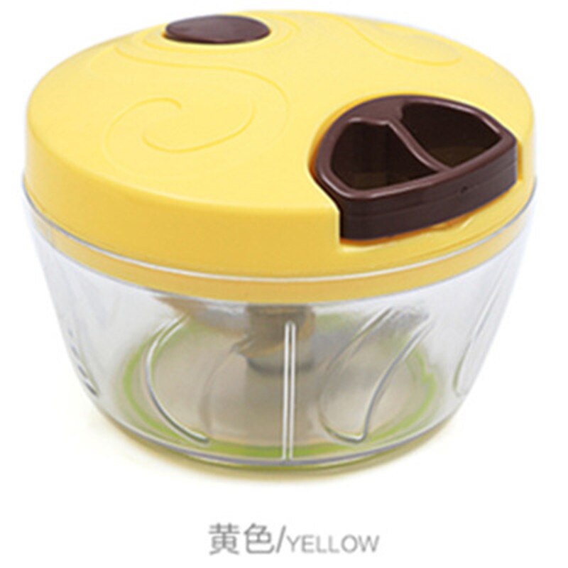 Hand mixer baby food maker blender 900ml blender cup Food Processor Chopper Home Kitchen Blender: 500ml Yellow