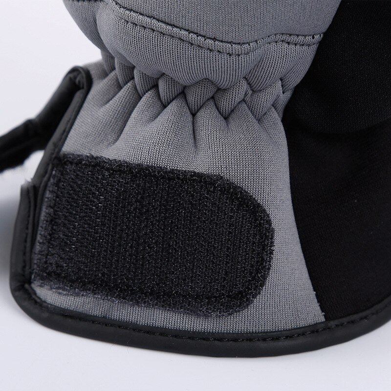 Drie Vinger Gesneden Touchscreen Ijsvissen Handschoenen Warme Fleece Anti-Slip Ijs Hengelen Waterafstotend Winddicht Visser Handschoenen