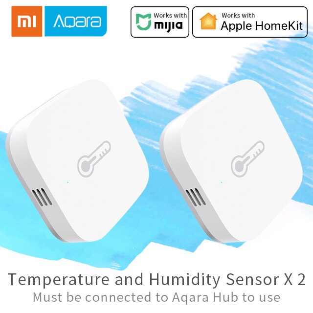 Xiaomi Aqara Temperature Humidity Sensor Environment Air Pressure Sensor Zigbee Wireless Connection Mi Aqara Hub Smart Home