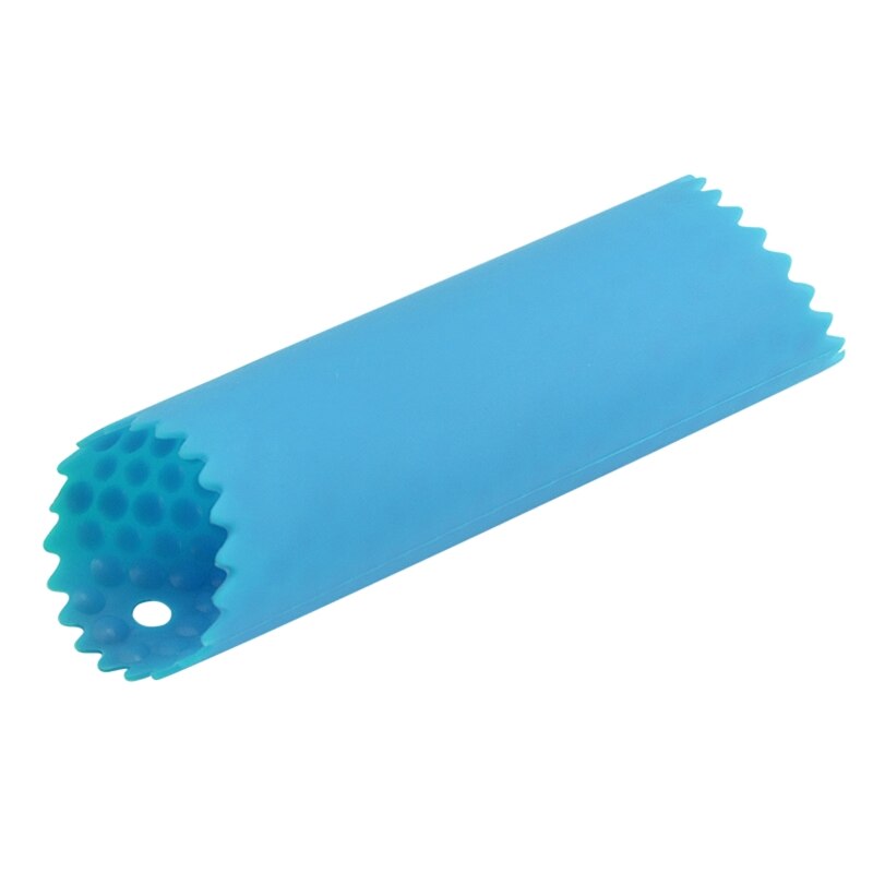 D55F Food Grade Silicone Garlic Peeler Knoflook Peeling Buis Keuken Gereedschap Opknoping Gat Saving Ruimte Te Reinigen: Blue