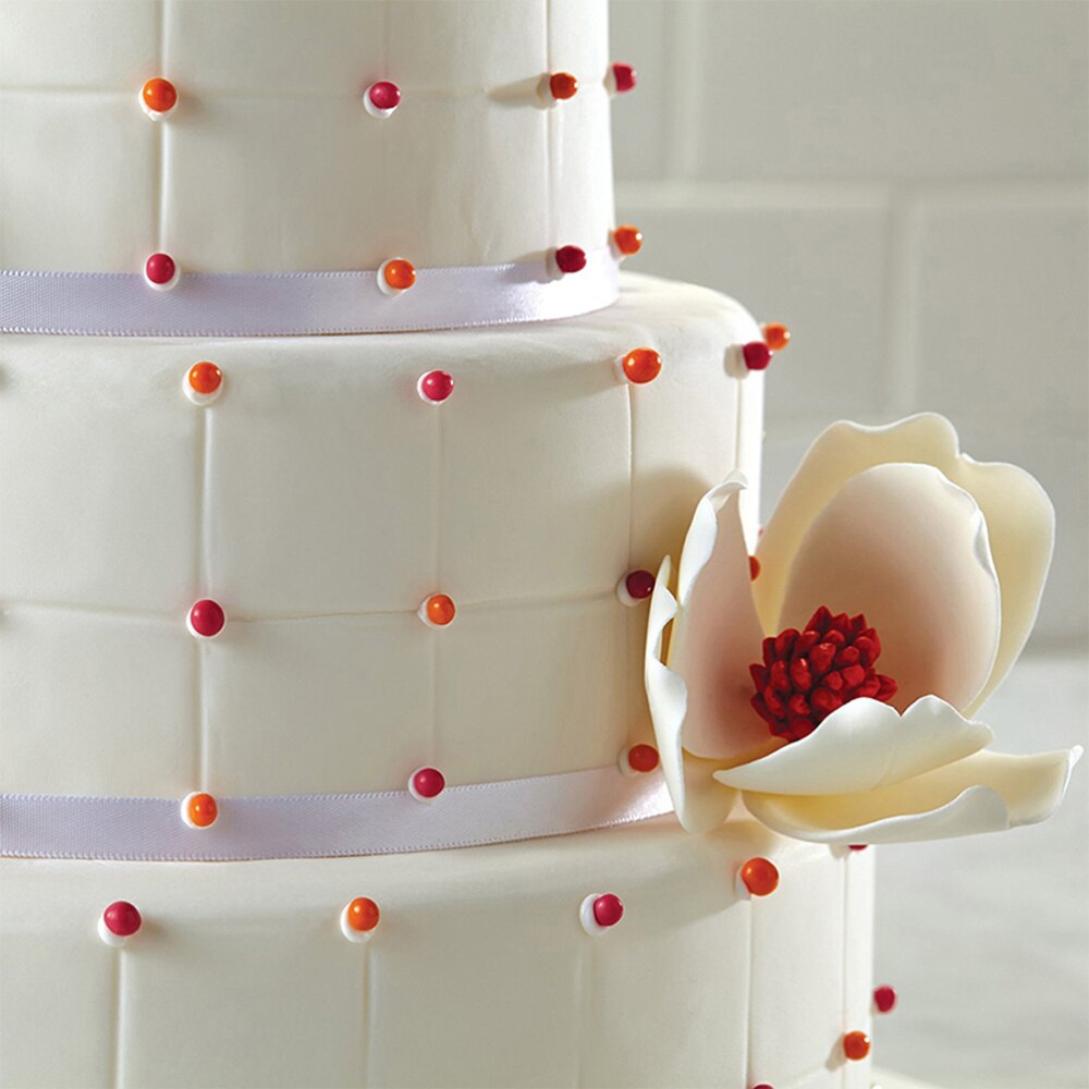 8pcs Cake Printing Template DIY Cake Stencil Template (Transparent)