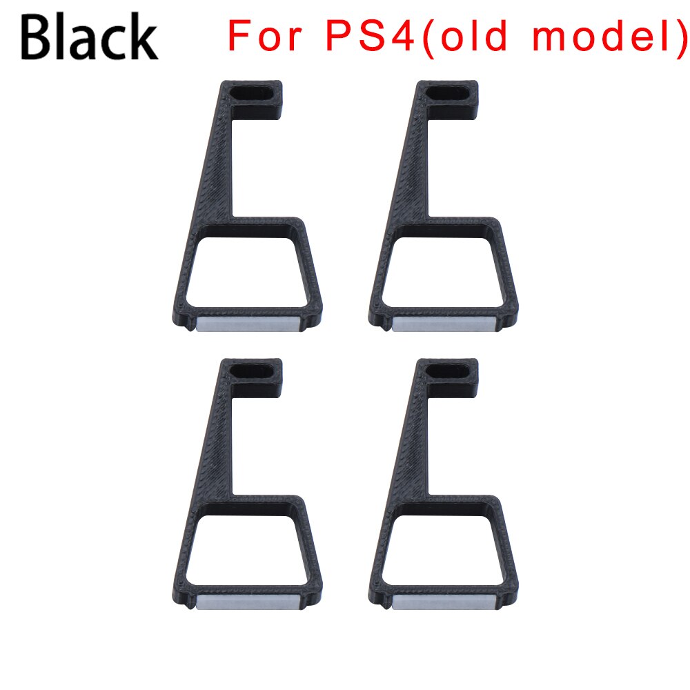 4Pc Game Console Horizontale Houder Beugel Cooling Voeten Desktop Stand Voor Sony PlayStation4 PS4 Slanke Pro Game Accessoires: black For PS4