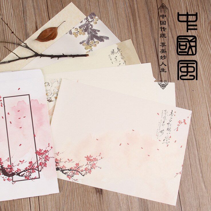 1 stks Traditionele Chinese inkt schilderij Chinese brief briefpapier Belettering Manuscript Papier Poëzie liefdesbrief