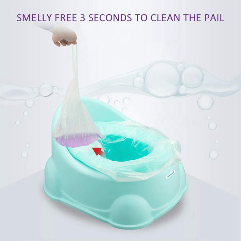 Potty Liners Disposable, Portable Baby Kids Potty Training Toilet Seat Potty Bags Universal Potty Chair Liner for Kids Toddler A