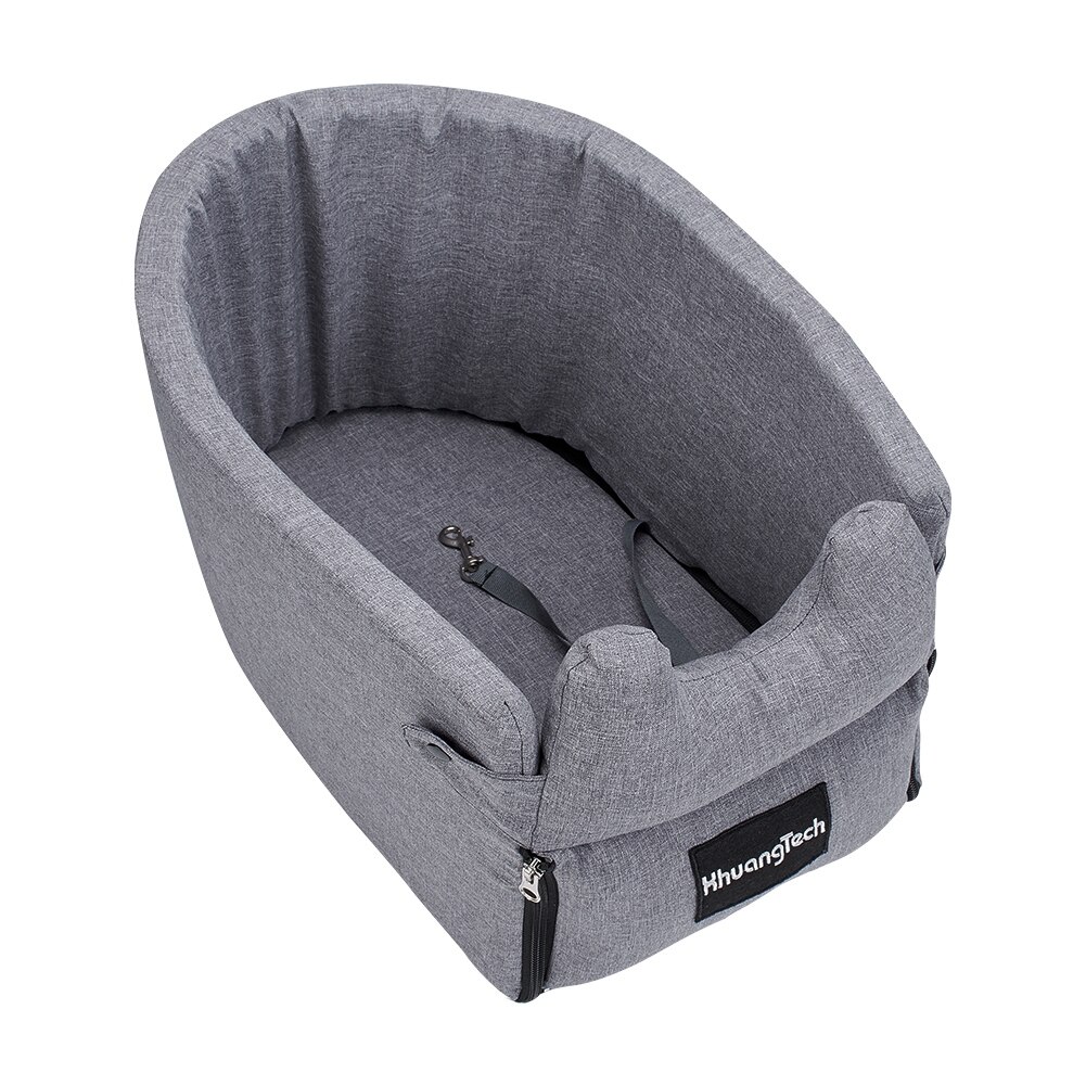 Portable Dog Car Seat Central Control Nonslip Pet Carriers Safe Armrest Box Booster Kennel Tote Cage For Puppy Dog Cat Travel