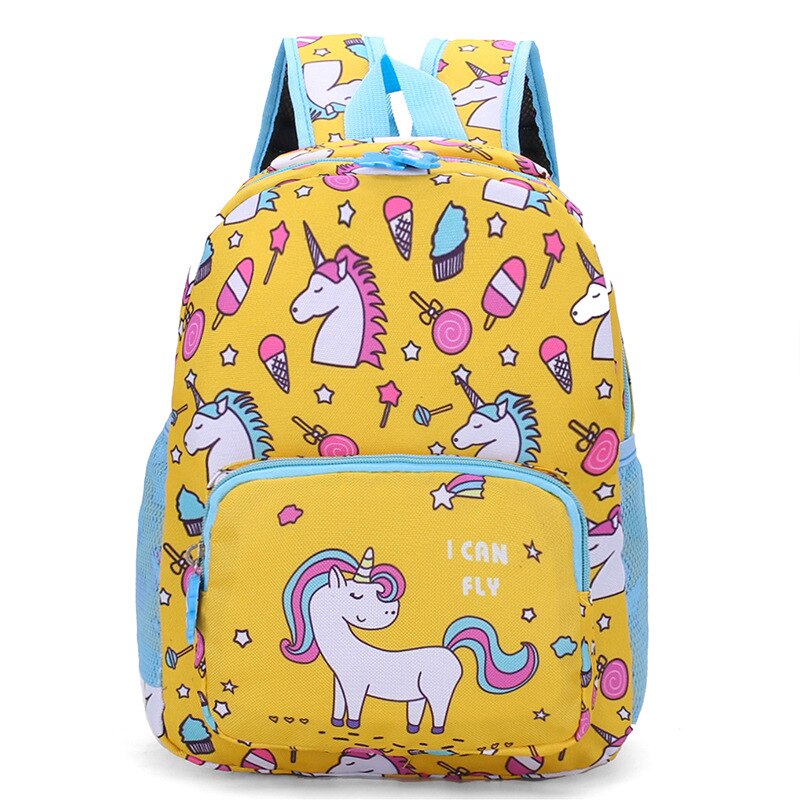 Kawaii Unicorn Backpack Children Cute Backpack Unicorn School Bags Mochilas Unicornio Kndergarten 2-6years old Bagpack: Photo color  6