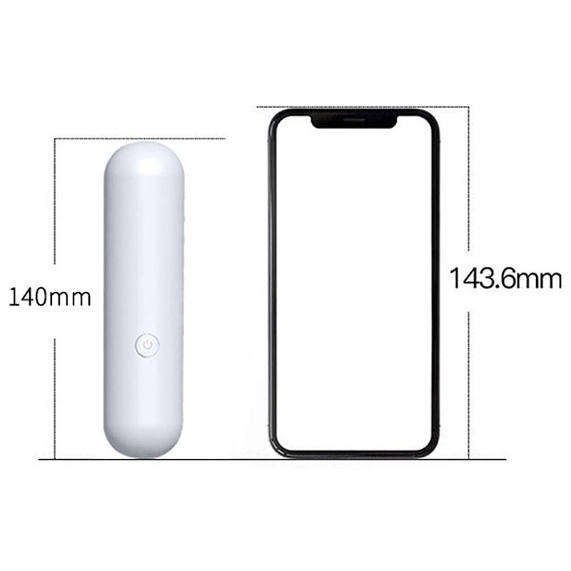 UV-C sterilisator UV zauberstab Telefon Sanitizer UVC Lampe Hygiene Virus Keime Bakterien Mörder Handy, Mobiltelefon Tastatur Uv Sterilisator Stock
