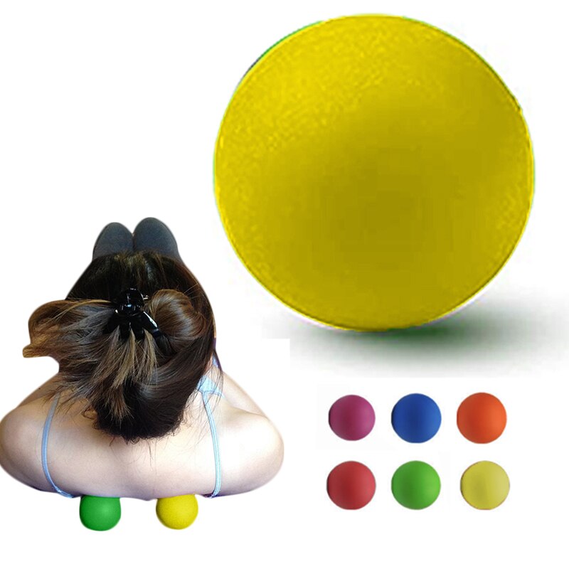 Massage Lacrosse Ballen Voor Myofasciale Release, Triggerpoint Therapie, Spier Knopen, En Yoga Therapie. Set Van 2 Firm Ballen