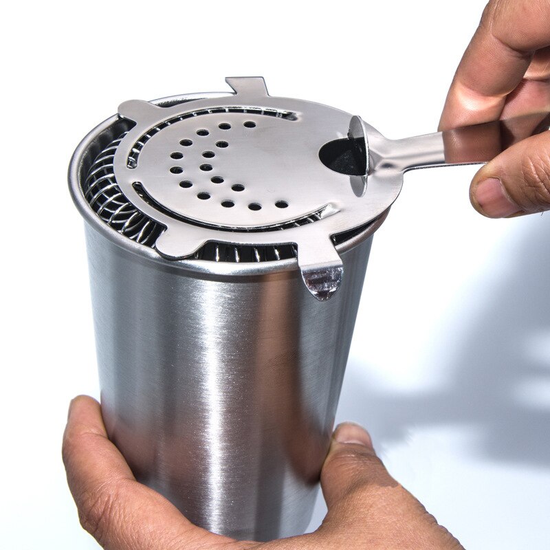 4-Prong Bar Strainer Stainless Steel Cocktail Strainer Cocktail Shaker Bar Accessories for Bartenders and Mixologists for Home