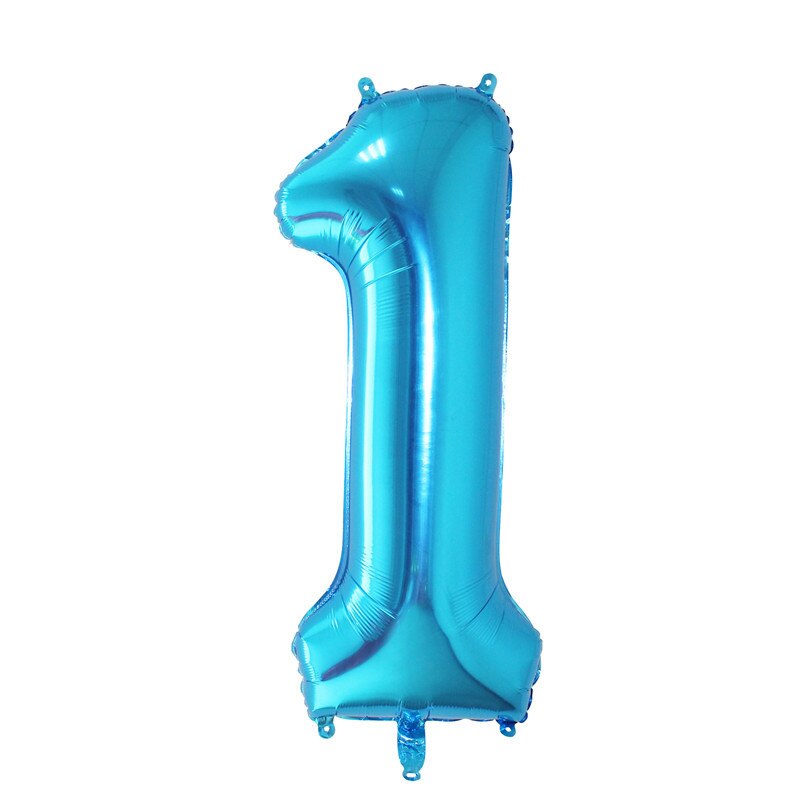 40 inch Foil Balloon Large Helium Number Balloons Wedding Decoration Birthday Party favors pink blue: Brown