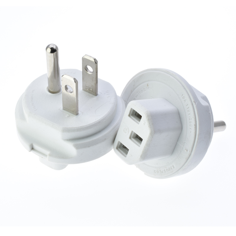 IEC-C13 adapter plug female to US/AU/UK/EU Plug Converter Wall LCD TV power cord plug with adapter plug