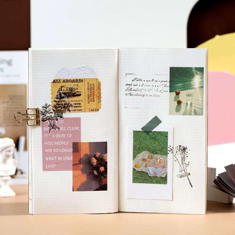 50 stk/lot klistermærker vintage bullet journal klistermærker rejse klistermærker srapbooking journal håndværksdagbog ablum dekorative