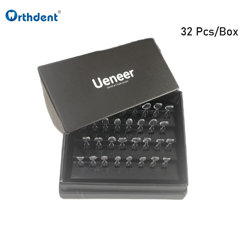 Dental Veneer Kit Light Cure Composite Resin Anterior Front Teeth Partner Mold Large Medium Autoclave Dentistry Accessories: Type C