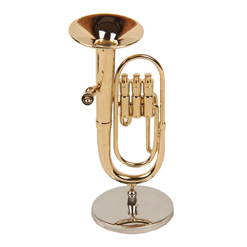 Euphonium Model Copper Gilded Musical Instrument Modle Music School