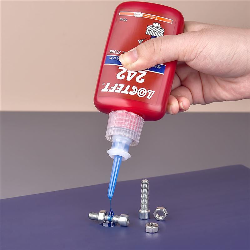 50ml Threadlocker Screw Glue Quickly Cured Thread Locking Agent Anaerobic Adhesive Corrosion-Resistant Anti-Loosening Glue