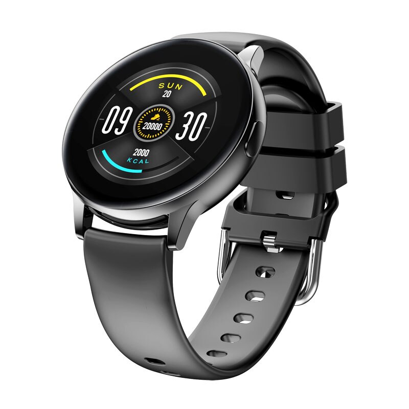 Smartwatch Men Women - Full Touch Heart Rate Blood Pressure Monitor - Fitness Tracker for Android iOS: S23 Black