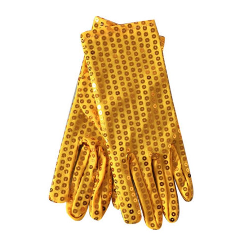 Unisex pailletten vrouw glanzende handschoenen magische vrouw man festival cosplay feest dans handschoen wanten