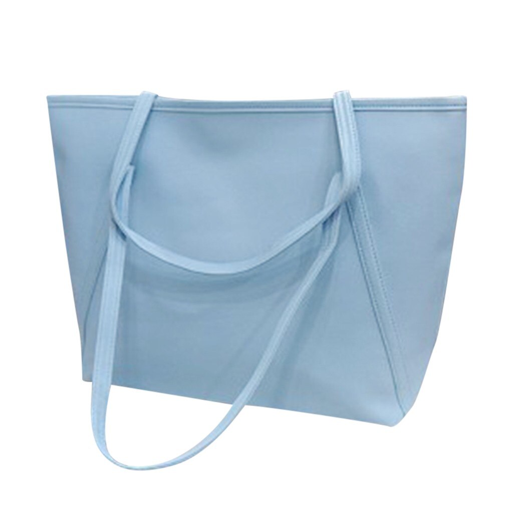 #35 Sac à Main femmes solide Simple haute capacité Sac à Main messager fourre-tout sacoche sacs à bandoulière Sac De Plage Sac Main Femme