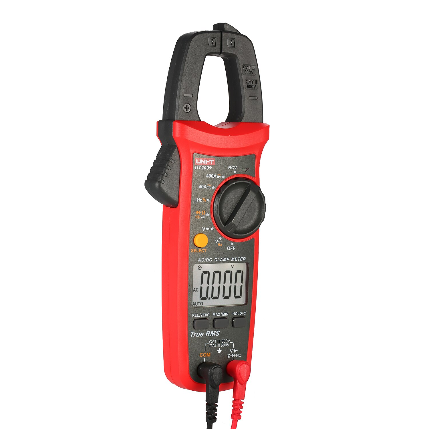 UNI-T UT203+ 4000 Counts Digital Clamp Meter True RMS Multimeter Clamp Ammeter Voltage Meter NCV Test Universal Meter Tester
