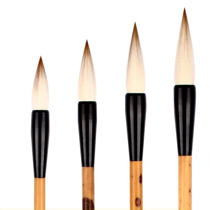 Regular Script Calligraphy Brush Set Multiple Hair Brush Pen Yan Zhenqing Ouyang Xun Calligraphie Practice Pen for Beginner