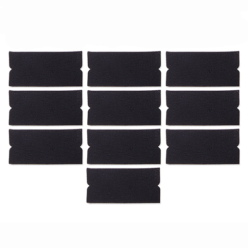 Ehdis carbon vinyl film bil wrap filt stof til 4 &quot; 10cm gummiskraber automatisk vinduesfarvet indpakningsskrabere uden ridser filt kant klud: 10 stk klud