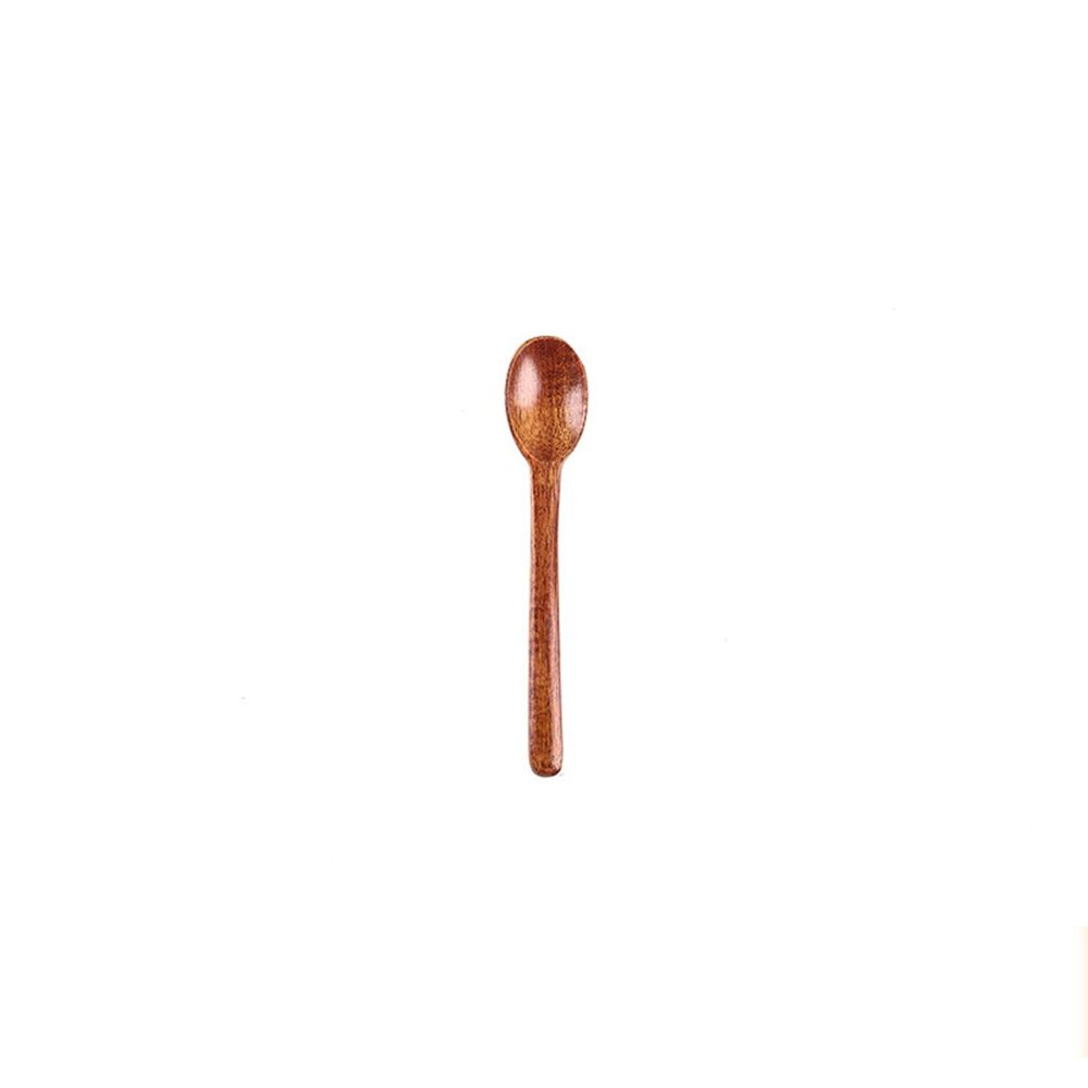 1Pcs Wooden Spoon Coffee Dessert Home Kitchen Utensils Rice Tea Honey Cooking Dining Tableware Teaspoons Kitchen Tools: B6