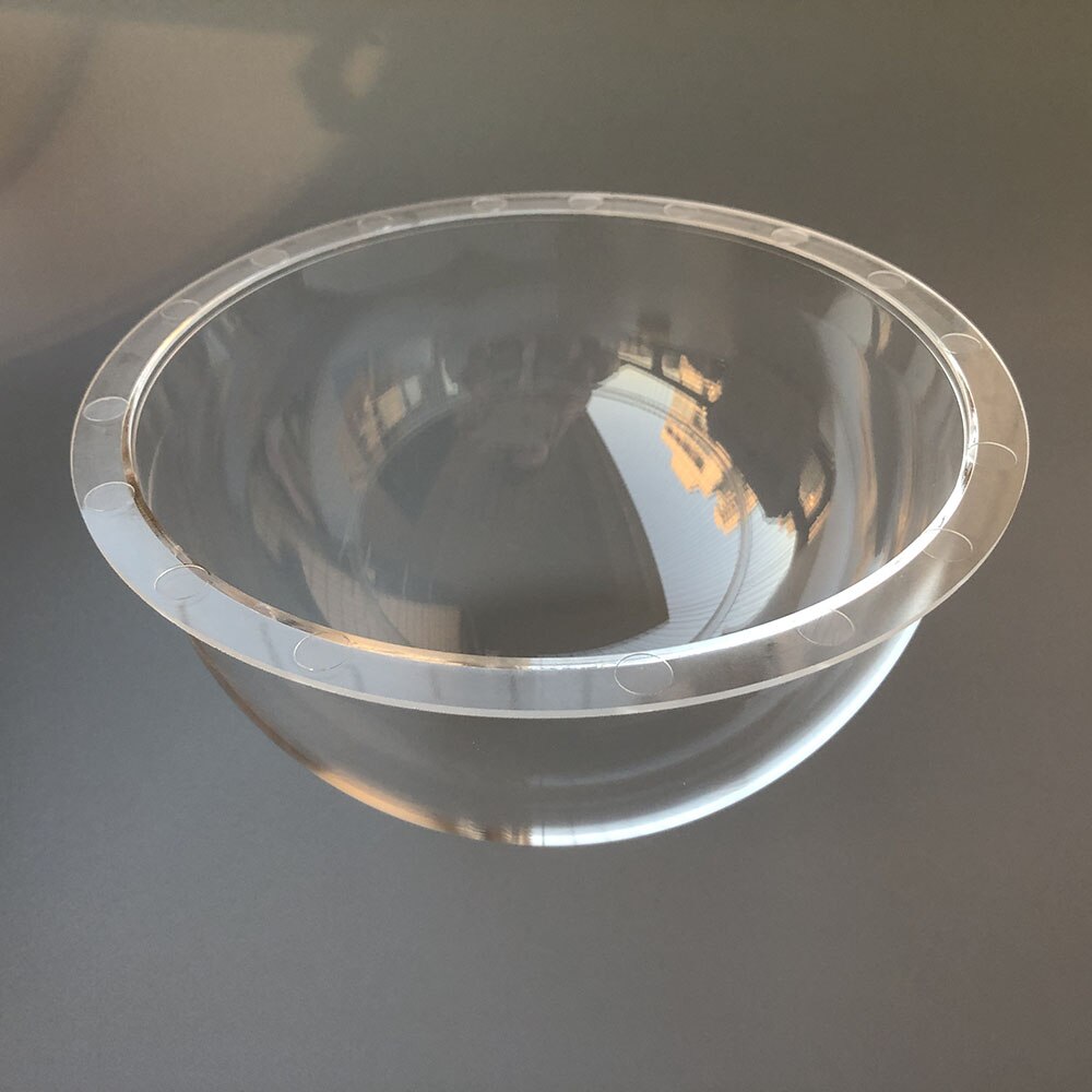 OwlCat kamera kopułkowa przezroczysta akrylowa przezroczysta kopuła rozmiar 6.2 Cal plastikowa półkula wyświetl kopuły obudowa 174mm * 93mm