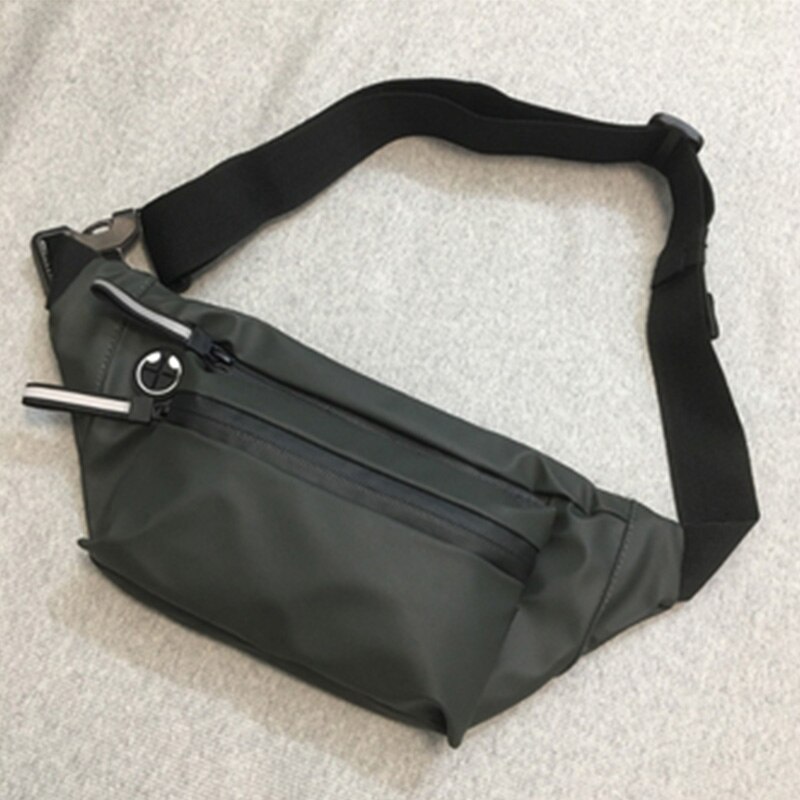 Waterproof Woman Waist Bag Fanny Pack Chest Pack Outdoor Crossbody Bag Large Capacity Unisex Belt Bags Hip Waist Packs: B   Green waist bag