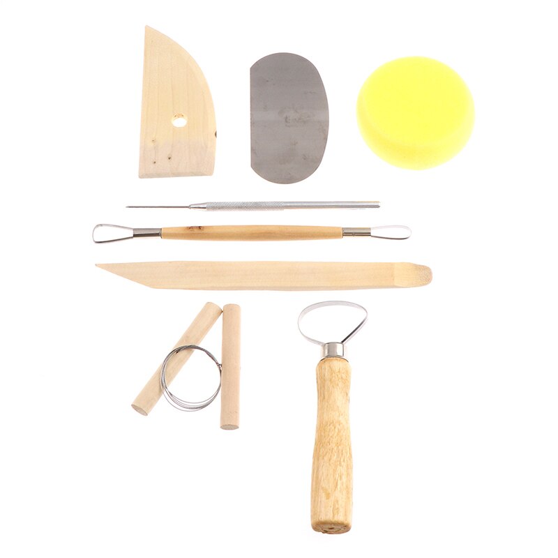 8Pcs/set Pottery DIY Tool Kit Clay Making Ceramics Tools Artwork