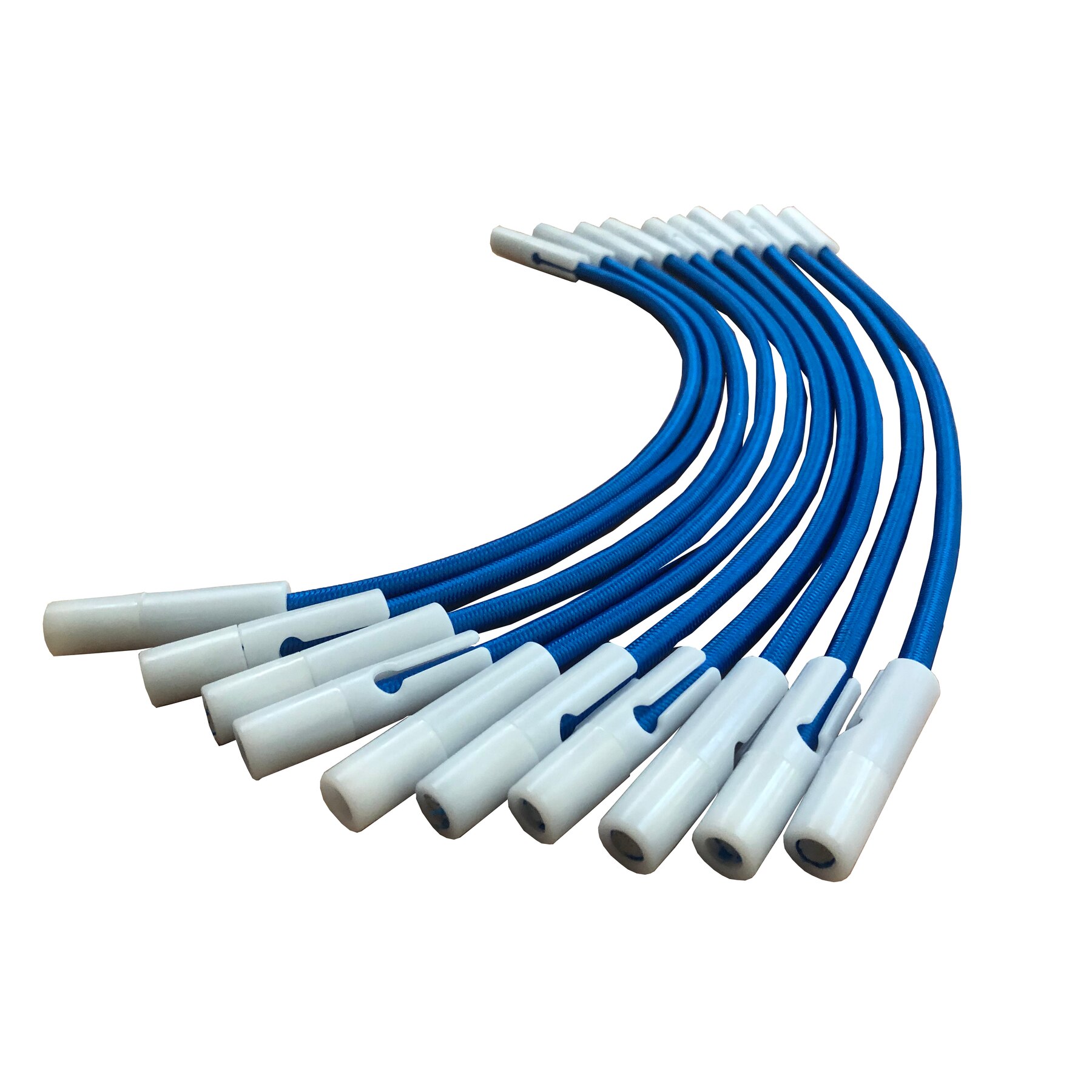 Rubber tensioners for canvas pool
