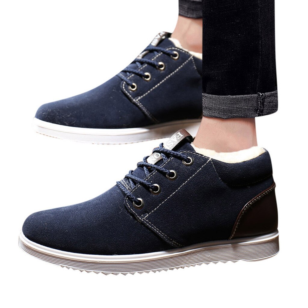 Men Shoes Autumn Winter Boots Winter Men Casual Men Shoes Breathable England Trend Sports shoes Frosted zapatos de hombre