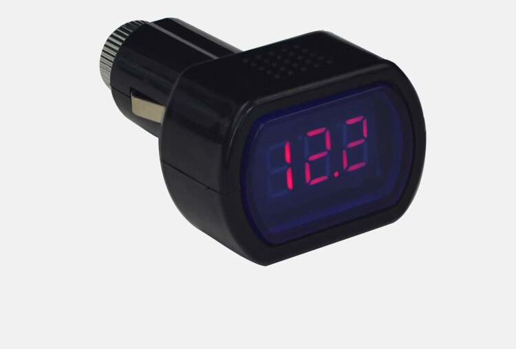 Dewtreetali 1x Auto Truck Lcd Sigarettenaansteker Voltage Digital Panel Meter Voltmeter Monitor Auto Sty