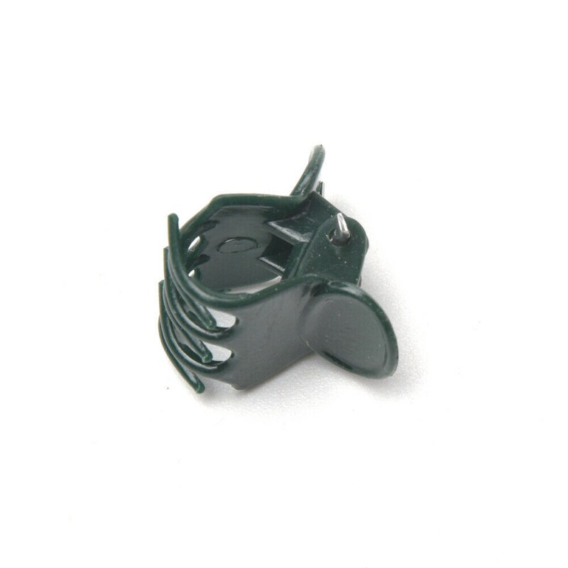 100 Pcs Stakes Connector Clip Fastener Greenhouse Bracket Pole Fixed Clamp Plants Flower Seedling Stem Support Plant Grafting