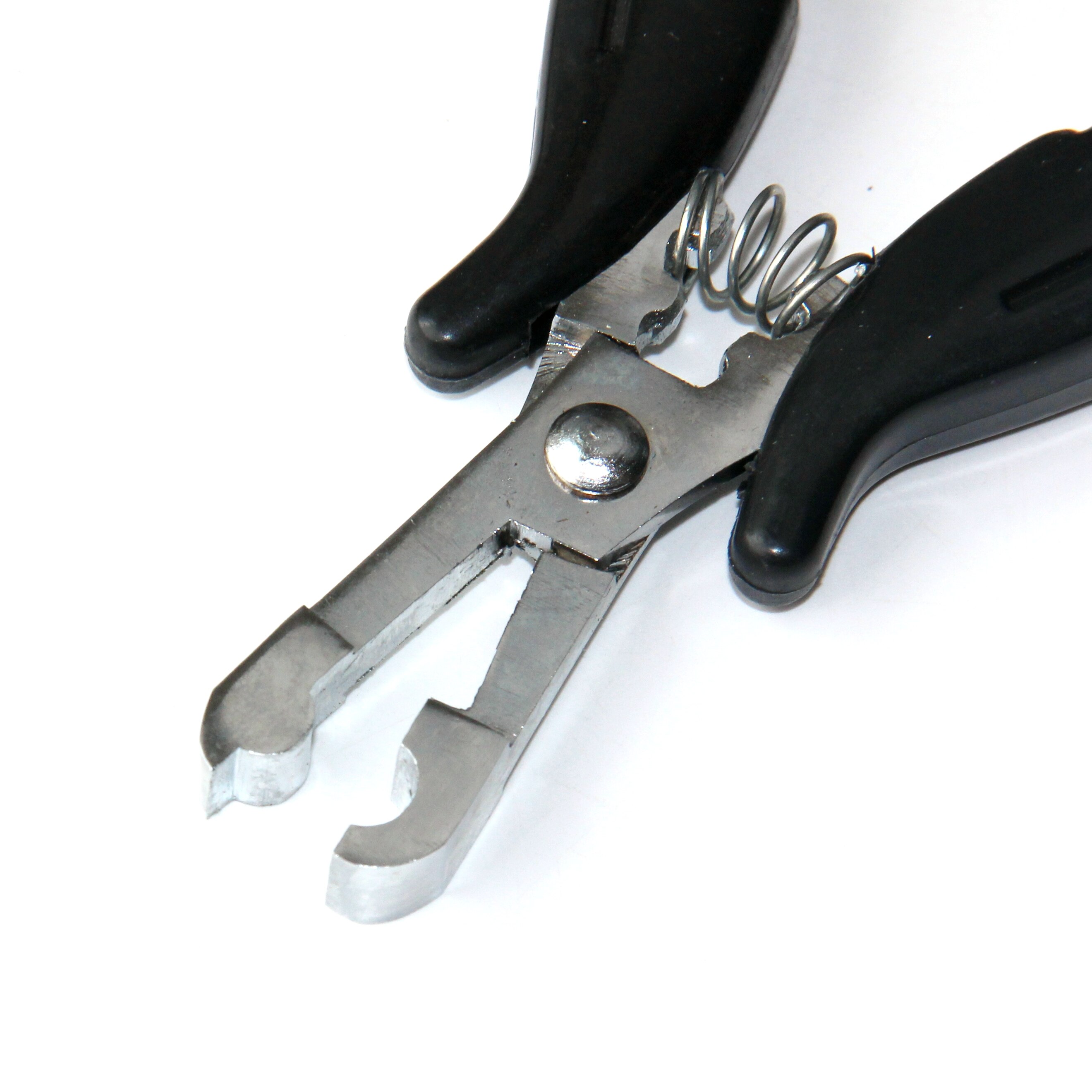 Alicates para cortar el pelo, herramienta para pelucas, extensión de cabello de Metal para pelo de punta plana, de acero inoxidable, multifuncional