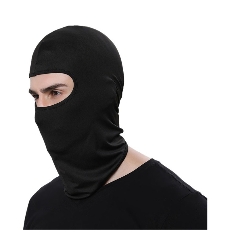 Cagoule de protection faciale en Lycra, chapeau, casquette de vélo, moto, cyclisme, couverture complète, été, respirant, Ultra soleil, protection UV: Color 1