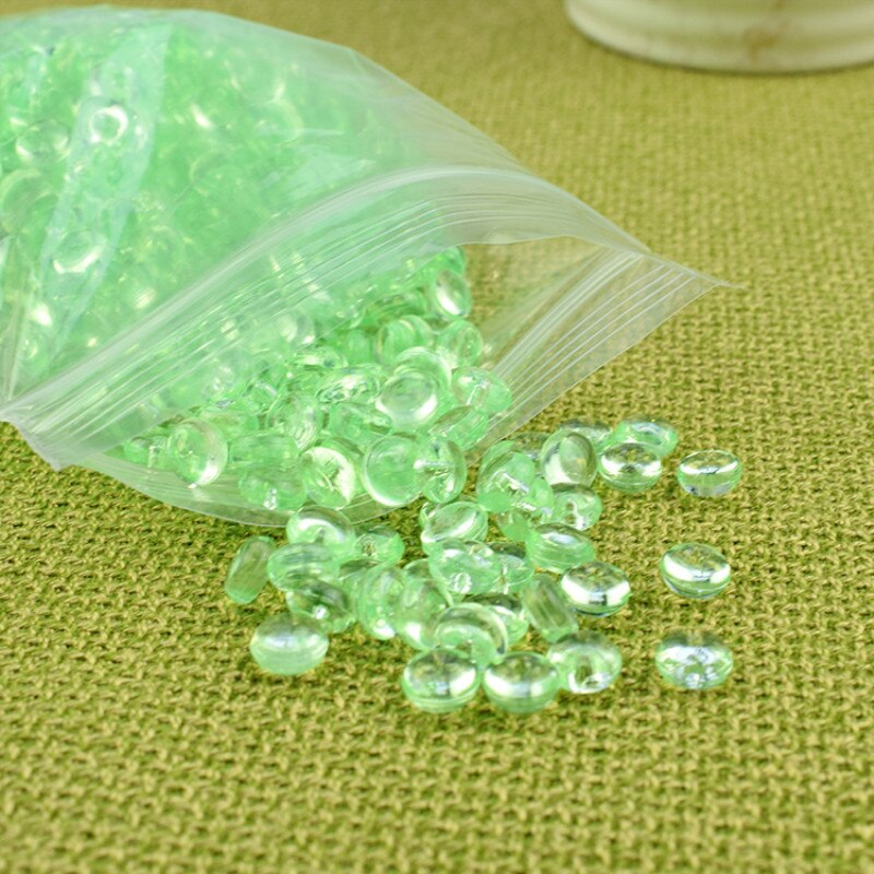20g bricolage moelleux Slime argile Anti Stress jouet Fishbowl perles en plastique acrylique Vase poisson bol remplisseur jouets artisanat partie approvisionnement: Green 20g