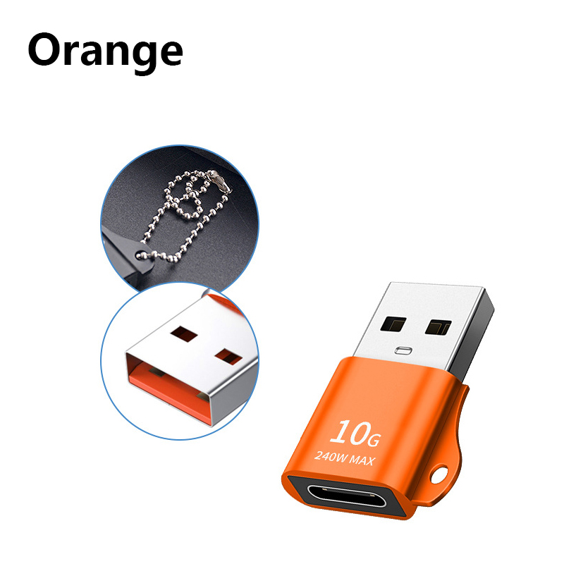 USB C 3.0 typ adaptera C na USB 2.0 Adapter do telefonu komórkowego męski na żeński konwerter USB C konwerter USB typu C do laptopów PC: Niebieski