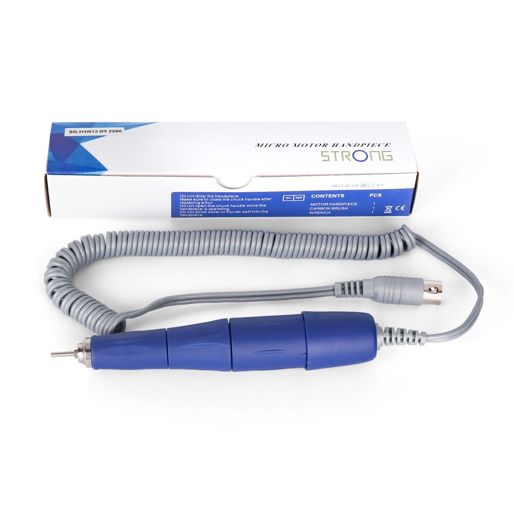Fuerte 210 204 90 torno eléctrico para manicura pedicura lima de uñas 105L Micromotor pieza de mano 35000RPM taladro de uñas pluma pulidora: 35K 105L